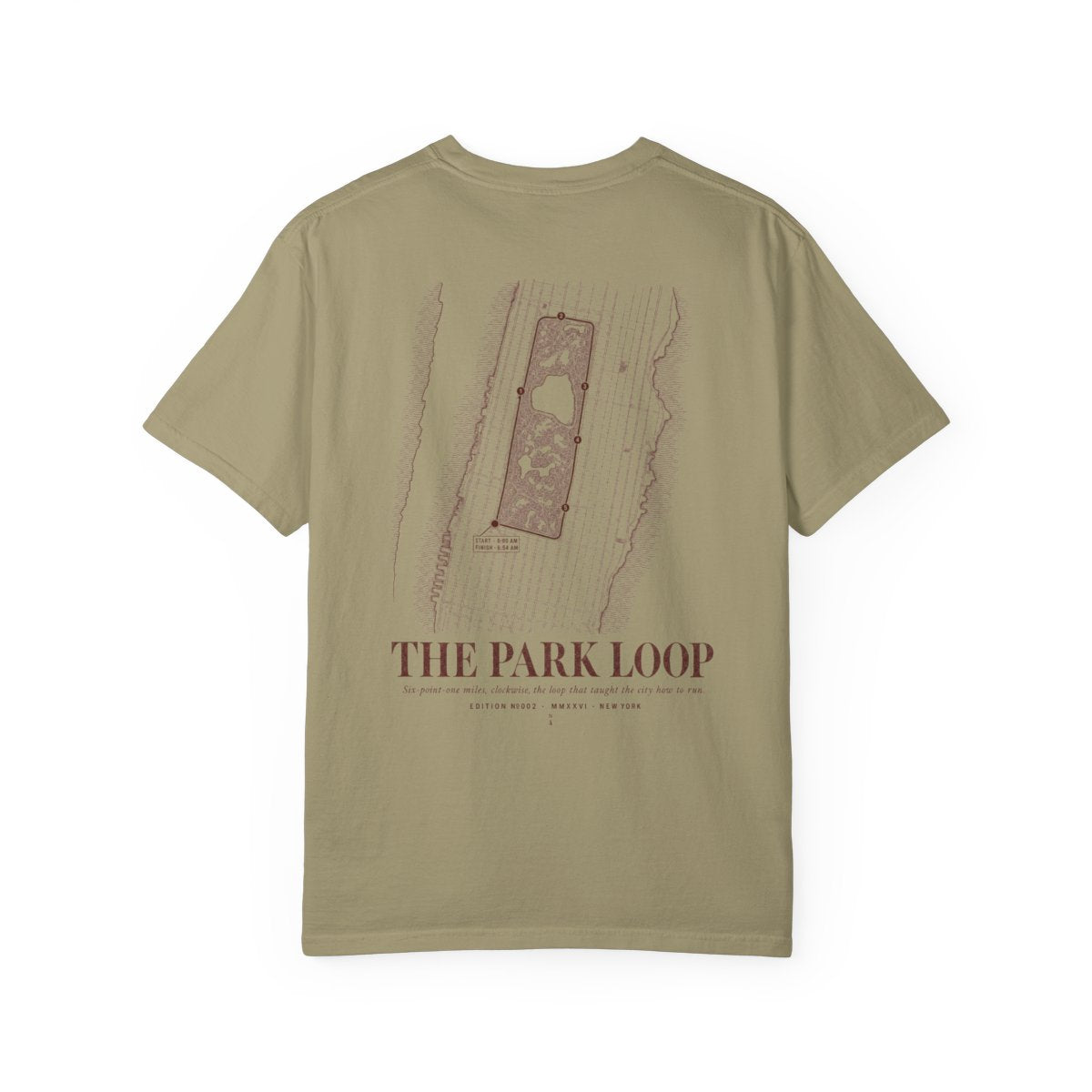 Khaki back — The Park Loop (detailed map)